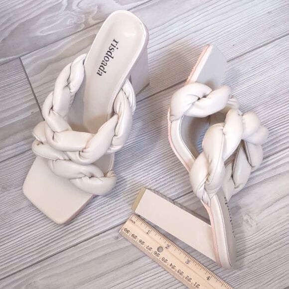 (84-2492) 🔥3/$20🔥 risdoada Women's Block Chunky Heels Sandals Sz 41 (10.5) - Picture 6 of 11